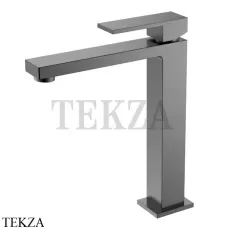 Boheme Qubic Смеситель для раковины высокий, без гарнитура 472-GM, gun metall