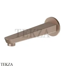 Newform O’RAMA Излив для ванны 230, настенный монтаж 68488.M0.072, Copper Satin