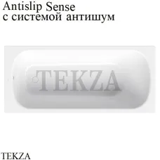 BETTE BetteClassic Ванна прямоугольная, сталь 3108-000 AS, антишум, антислип Sense, белый глянец