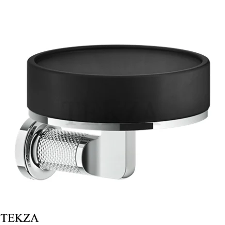Gessi INCISO accessories Мыльница настенная, композит черный 58502-031, хром глянец