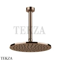 Gessi ANELLO Верхняя лейка с потолочным кронштейном 63352-030, Copper глянец