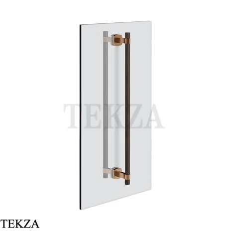 Gessi Jacqueline Полотенцедержатель для крепления на стекло, 60 см 77737-708, медь Brushed
