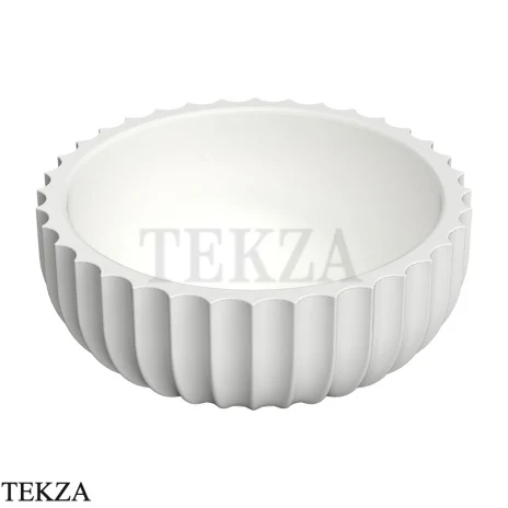 Flaminia Settecento чаша для мелочей 15,2×15,2×6 см, белый Latte матовый
