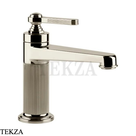 Gessi VENTI20 Смеситель для раковины, без донного клапана 65002-720, Nickel PVD