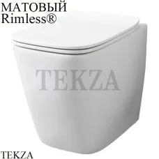 ArtCeram A16 Унитаз приставной RIMLESS без ободка, сиденье с микролифтом, белый матовый