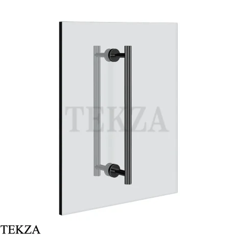 Gessi Ludovica Полотенцедержатель для крепления на стекло, 30 см 76631-706, black хром глянец