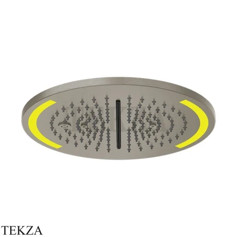 Gessi COLOUR Накладная душевая панель 350, 4 функции 57878-239, Steel Brushed