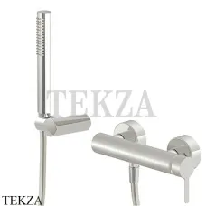 FIMA Carlo Frattini SNAP Смеситель для душа, с гарнитуром F3115SN, Brushed nickel