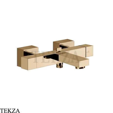 Gessi RETTANGOLO K Смеситель термостатический для ванны и душа 20111-735, Warm Bronze PVD