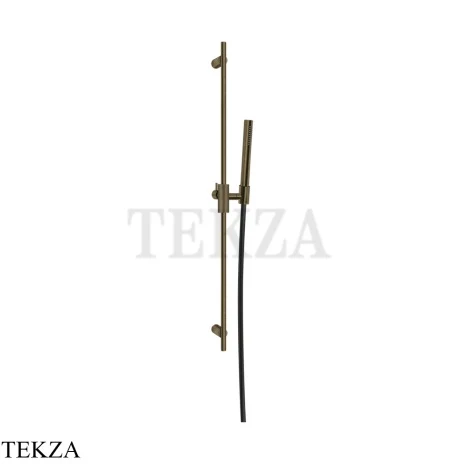 Gessi ANELLO Штанга в комплекте с душевой лейкой 63484-713, Antique Brass