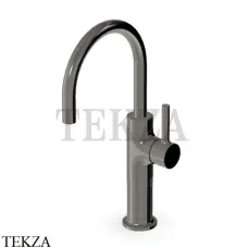 Zucchetti Pan Смеситель для раковины высокий, с донным клапаном ZP6585.C50, metal black