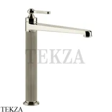 Gessi VENTI20 Смеситель для раковины высокий, с донным клапаном 65003-720, Nickel PVD