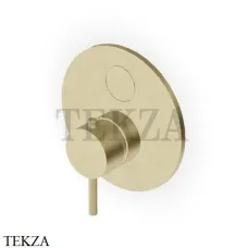 Zucchetti Helm Смеситель для душа Select, внешняя часть ZHE776.XP31, brushed british gold PVD Zucchetti Helm Смеситель для душа Select, внешняя часть ZHE776.XP31, brushed british gold PVD