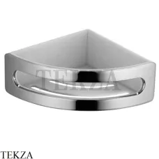 Keuco Elegance Угловая корзинка для душа 11657010000, хром-белый