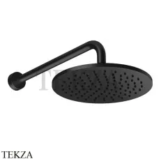 Gessi Origini ACCENT Верхний душ настенный, поворотный 66148-299, Black XL
