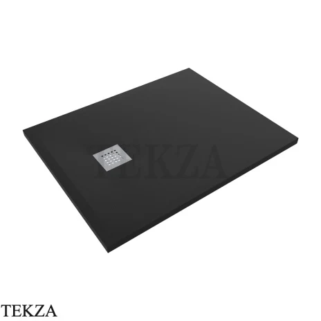 Flaminia CM3 поддон душевой керамический 80×100×3 см, чёрный Nero матовый