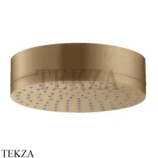 Axor Citterio Верхняя круглая лейка 180 1jet для кронштейна 28489140, Brushed Bronze