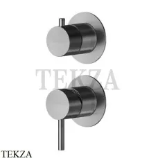 Newform X-Steel 316 Смеситель для душа 2 потока, внешняя часть, 69665EX.59.064, PVD Brushed gun metal Newform X-Steel 316 Смеситель для душа 2 потока, внешняя часть, 69665EX.59.064, PVD Brushed gun metal