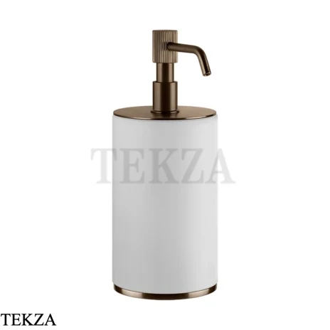 Gessi VENTI20 Дозатор для жидкого мыла настольный белый 65437-761, Coffee Bronze Br. PVD