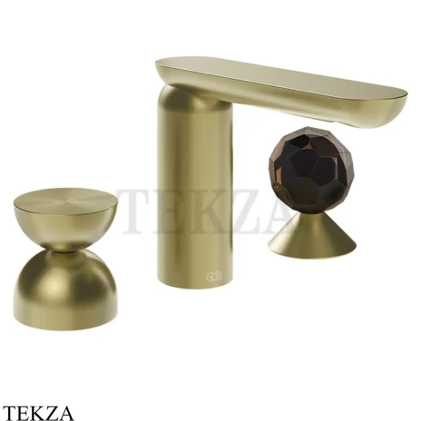 Gessi Perle Смеситель для раковины на 3 отв., без гарнитура 74928-727, шампань Brushed