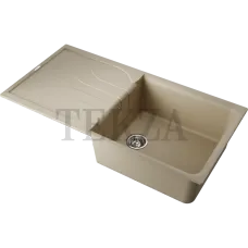 Omoikiri Yasugata 100 Кухонная мойка Tetogranit прямоугольная с крылом 4993849 шампань