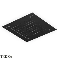 Zucchetti Верхняя встраиваемая лейка: дождь, распыление, каскад Z94293.XP81, brushed total black PVD