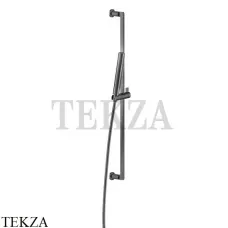 Gessi INCISO SHOWER Душевой гарнитур, штанга, стержневой душ 58145-706, Black Metal