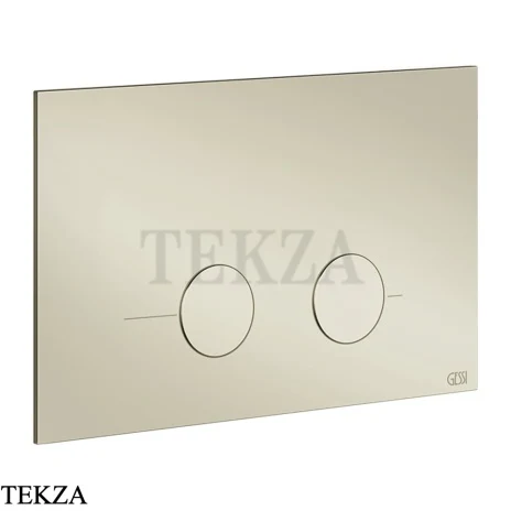 Gessi Total look Клавиша смыва для инсталляции SANIT, Villeroy&Boch, 54619-720, Nickel PVD