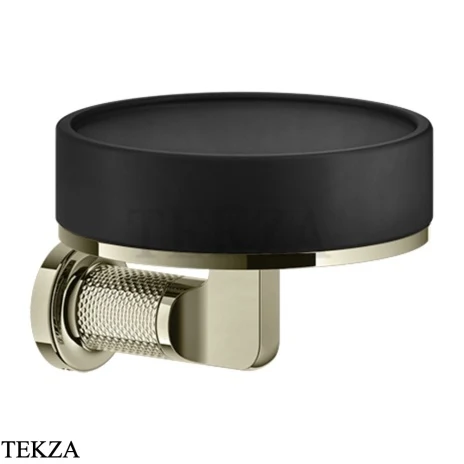 Gessi INCISO accessories Мыльница настенная, композит черный 58502-720, Nickel PVD