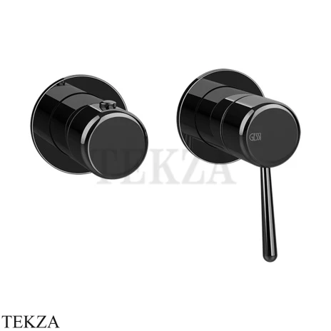 Gessi Goccia Смеситель для душа, 2 потока, внешняя часть 33077-706, Black Metal PVD