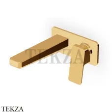 Zucchetti JINGLE Смеситель для раковины, внешняя часть ZIN634.C40, золото глянец