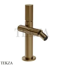 Gessi Incastri Смеситель для биде без донного клапана 75068-791, Deep Bronze Brushed