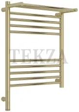 Сунержа Богема 3.1 Полотенцесушитель электрический с полкой 600х500 МЭМ левый 020-6006-6050, Шампань глянец