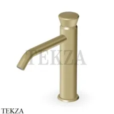 Zucchetti Sablier Смеситель для раковины, без гарнитура ZSL557.XP31, brushed british gold PVD