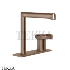 Gessi ANELLO Смеситель для раковины на планке, без донного клапана 63315-708, Copper Brushed PVD