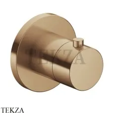 Keuco IXMO Термостат для душа, внешняя часть, круг 59553030001, Бронза шлифованная Keuco IXMO Термостат для душа, внешняя часть, круг 59553030001, Бронза шлифованная