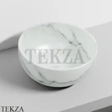 Cielo SHUI Раковина накладная, без перелива SHBA40 CS, Carrara statuario