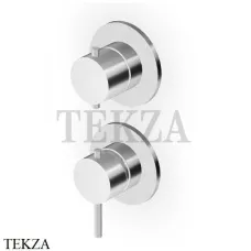 Zucchetti Helm Смеситель для душа, 2 потока, внешняя часть ZHE778.X, нержавеющая сталь brushed Zucchetti Helm Смеситель для душа, 2 потока, внешняя часть ZHE778.X, нержавеющая сталь brushed