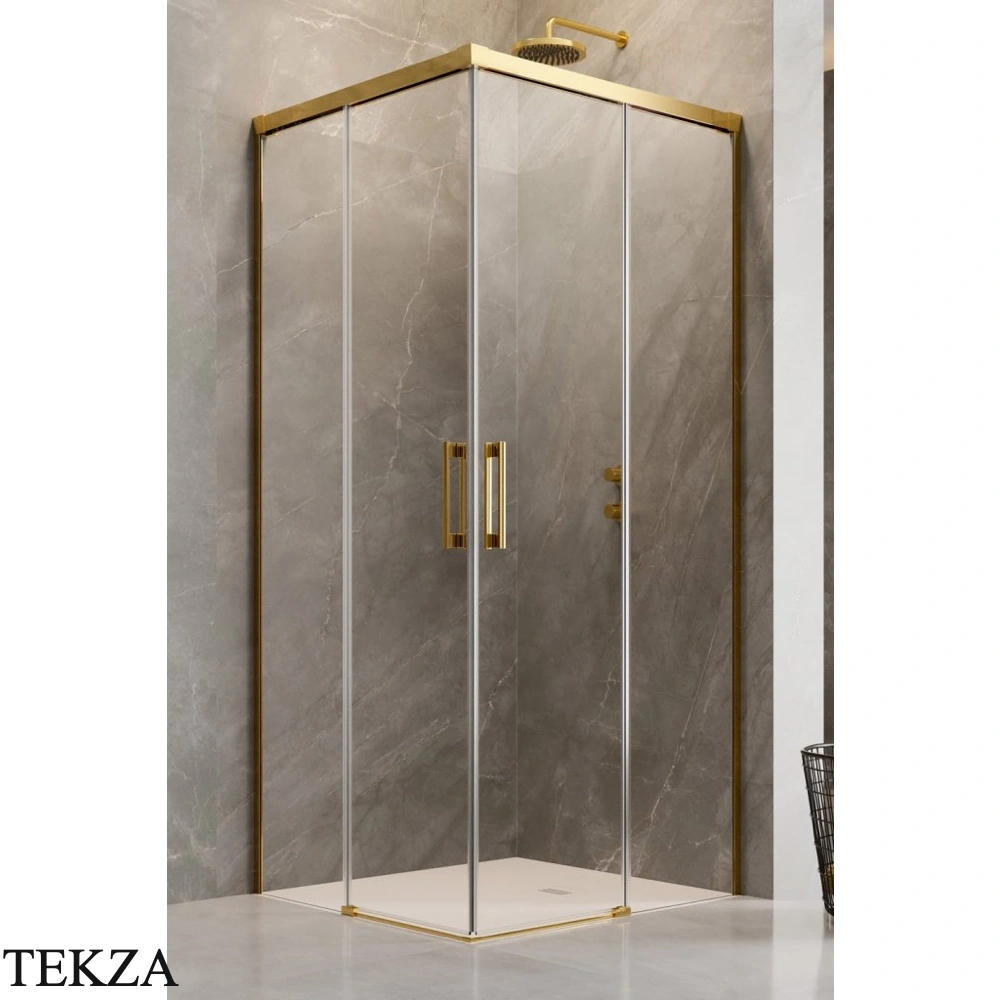 Radaway Idea KDD Душевая дверь 80 см, правая часть уголка, 387061-09-01R, золото глянец