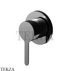 FIMA Carlo Frattini SNAP Смеситель для душа, внешняя часть F3113N1CS, Brushed black chrome