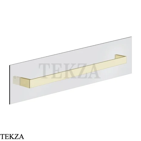 Gessi Rettangolo Полотенцедержатель для крепления на стекло, 60 см 20965-710, Brass PVD