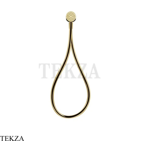 Gessi HI-FI Душевой комплект с магнитной лейкой, шланг из хромолюкс 63099-246, Gold PVD