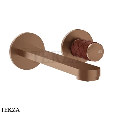 Gessi Pelle Tresse Смеситель для раковины, внешняя часть 78288-445, Red Cherry/Copper Br. PVD