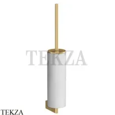 Gessi Origini Туалетный ершик настенный, белый 66419-727, Brushed Brass