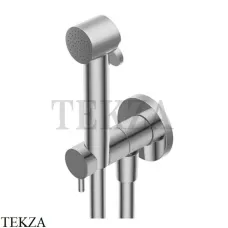 Ritmonio Complementi Гигиенический душ латунь, шланг, вывод 72J026 IX, Brushed steel