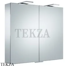 KEUCO ROYAL 15 Зеркальный шкаф с подсветкой 14403171301, алюминий матовый
