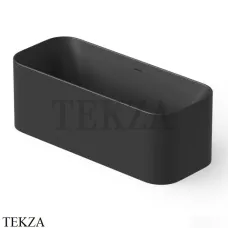 Dea Design Soul Ванна отдельностоящая прямоугольная 170x70 Solid Surface DD8658 1700 16, Black №16