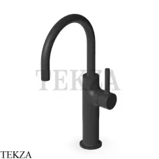 Zucchetti Pan Смеситель для раковины высокий, с донным клапаном ZP6585.N6, черный матовый