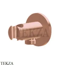 Newform Вывод для шланга с держателем для ручного душа 69698X.59.067, PVD Brushed copper bronze