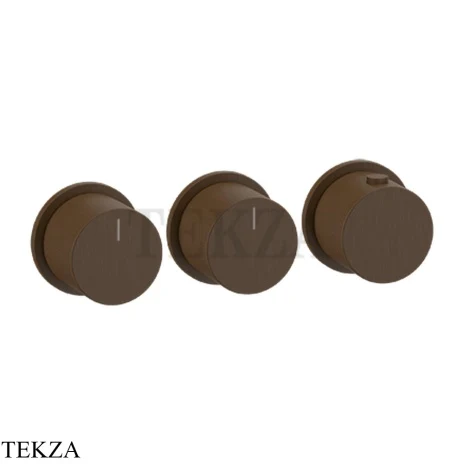 Gessi Habito Bath-shower Термостат на 2 потока, внешняя часть 63434-845, Dark Bronze